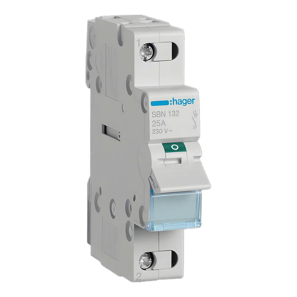 Вимикач навантаження 1P 32 А 230 В Hager SBN132
