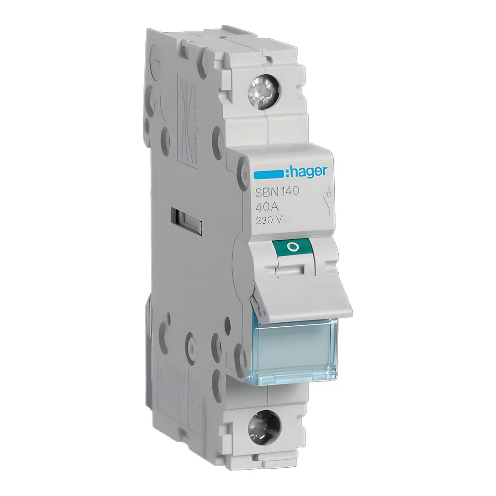 Вимикач навантаження 1P 40 А 230 В Hager SBN140