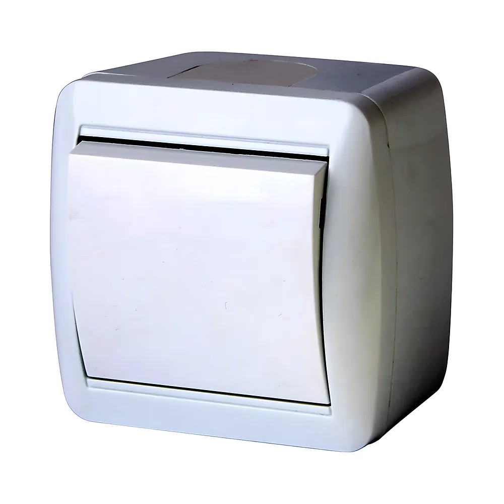 Вимикач e.aqua.1111.gr зовнішній IP44 білий E.NEXT s035051