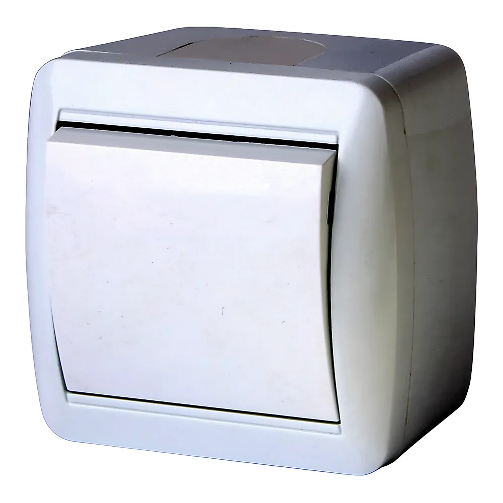 Вимикач e.aqua.1111.gr зовнішній IP44 білий E.NEXT s035051