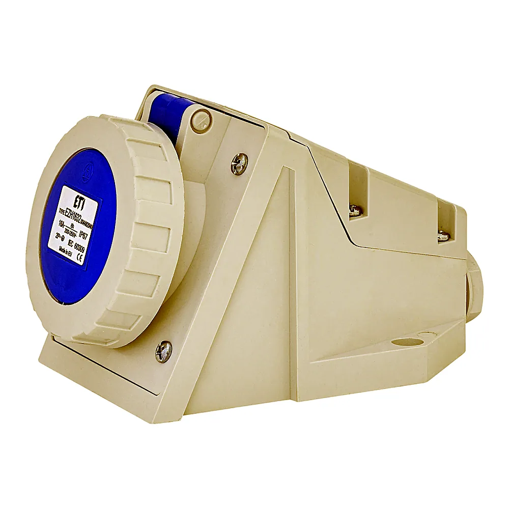 Розетка настінна EZH-1632  IP67 (16A, 230V, 2P+PE), ETI 4482040