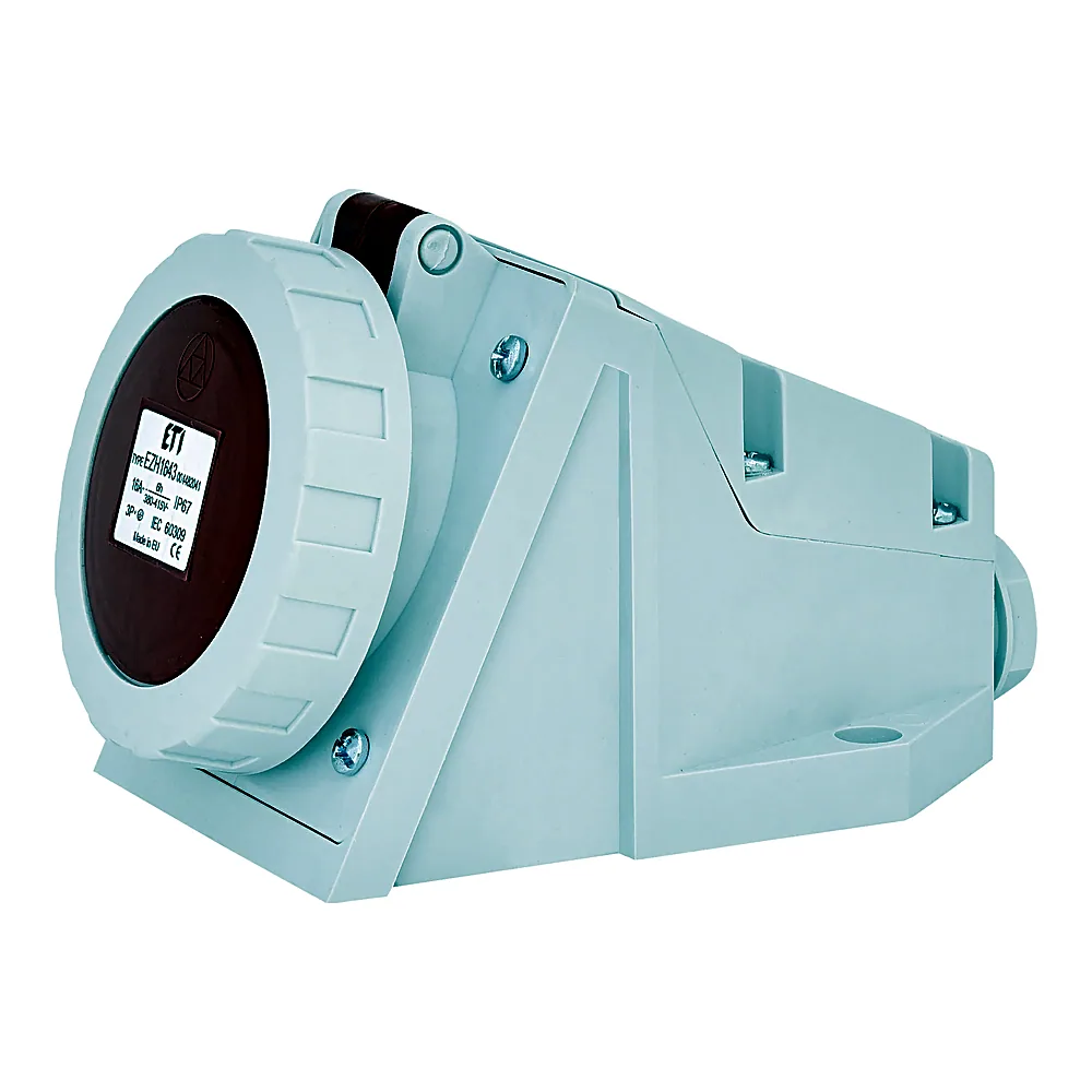 Розетка настінна EZH-1643  IP67 (16A, 400V, 3P+PE), ETI 4482041