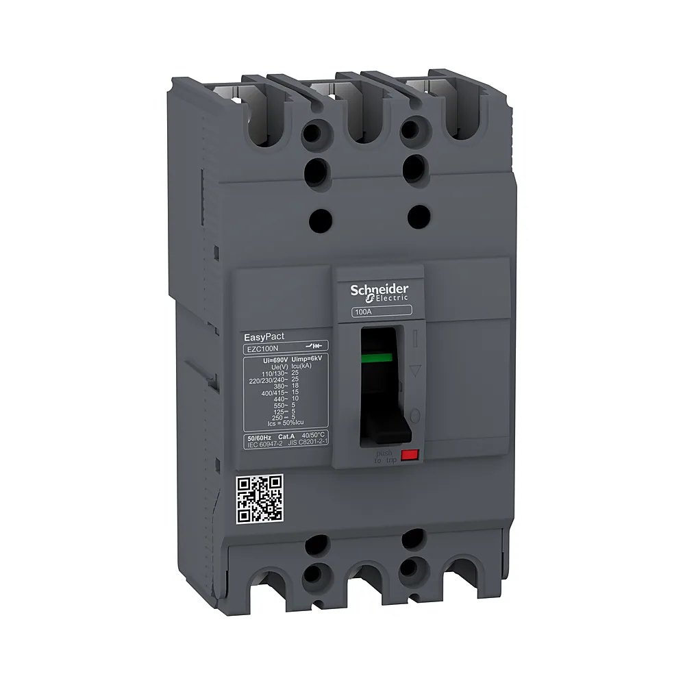 Авт. вим. EASYPACT EZC100N 3P 15кА 80А EZC100N3080