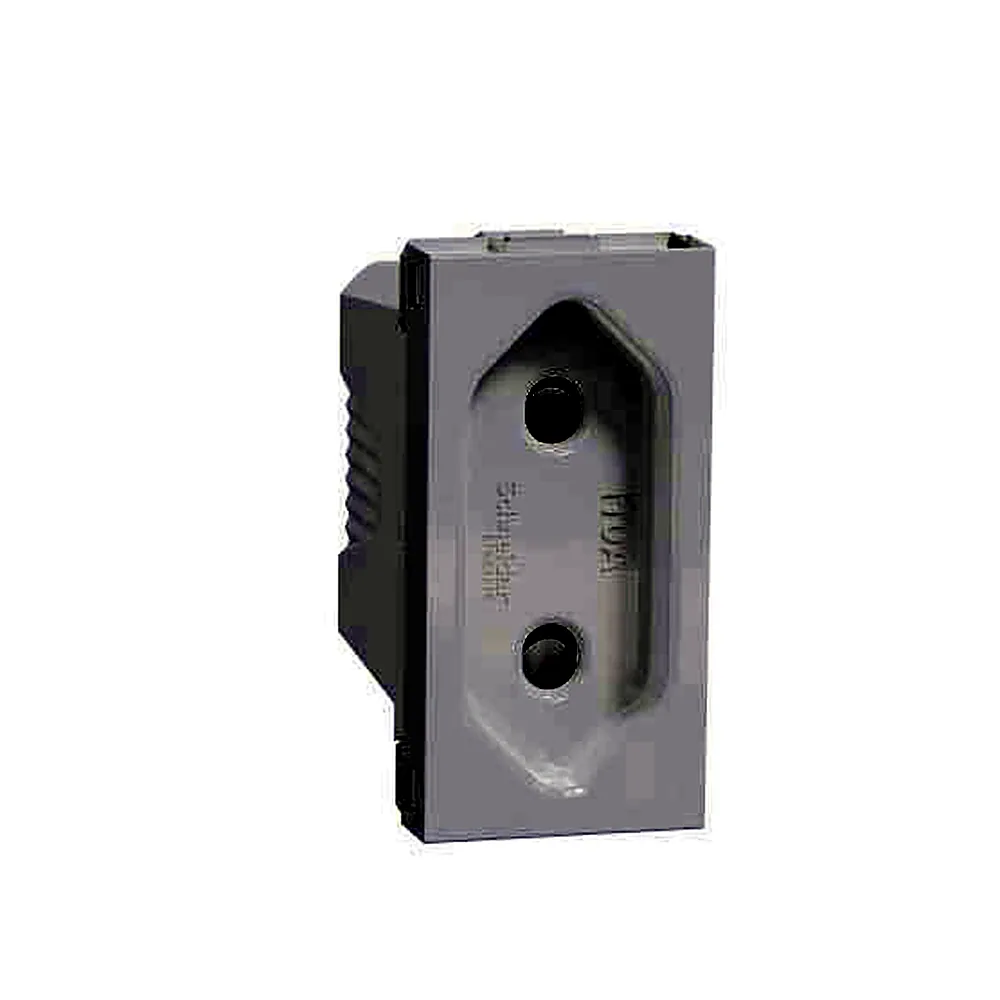 Розетка без з/к з шторк. 16А гвинт заж, 1 мод. білий, Unica New, NU303118, Schneider Electric