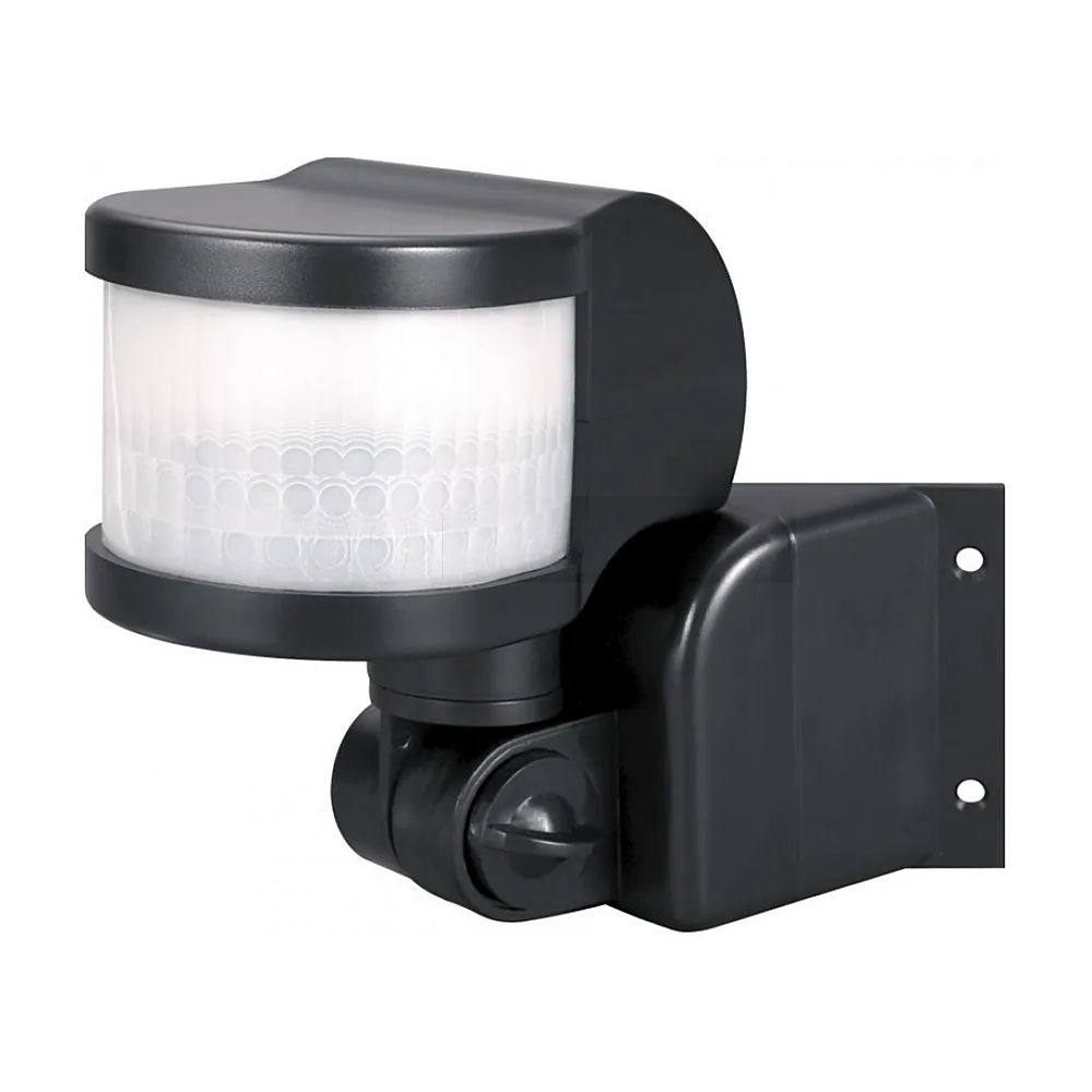 Датчик руху інфрачервоний e.sensor.pir.13.black(чорний) 270°, IP44 s061019