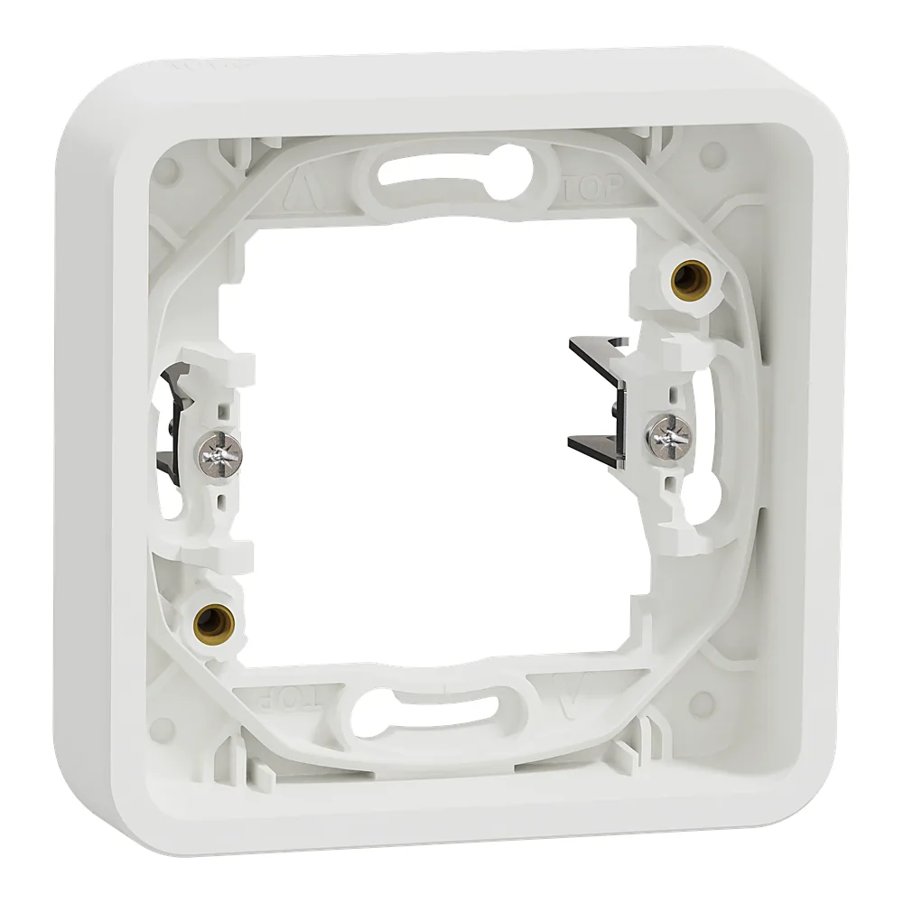 Рамка 1-на "Mureva S" з затискачами, білий, IP55, Schneider Electric MUR39108