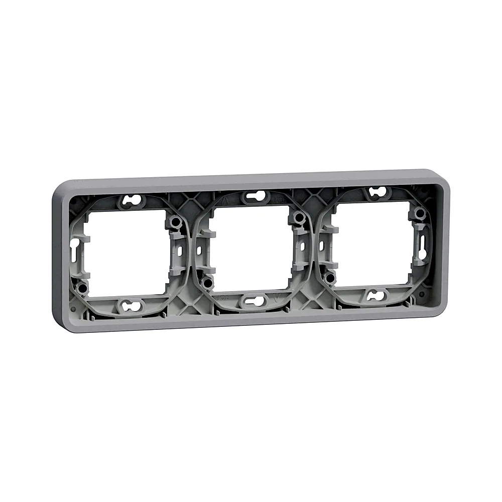 Рамка 3-на "Mureva S" горизонтальна, білий, IP55, Schneider Electric MUR39109