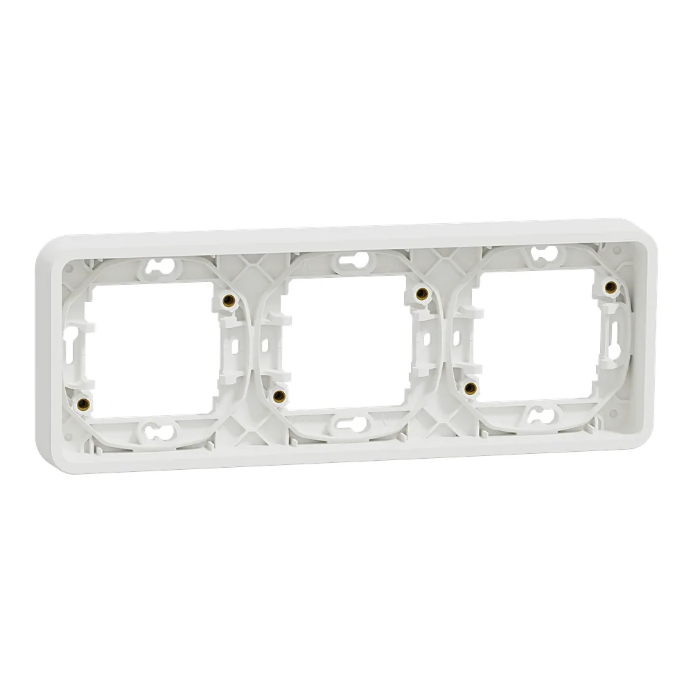 Рамка 3-на "Mureva S" горизонтальна, білий, IP55, Schneider Electric MUR39109