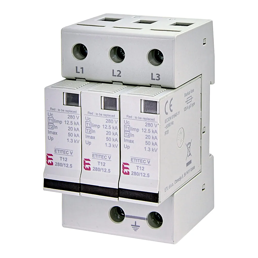 Обмежувач перенапруги ETITEC V T12 280/12,5 (3+0) RC 2442915