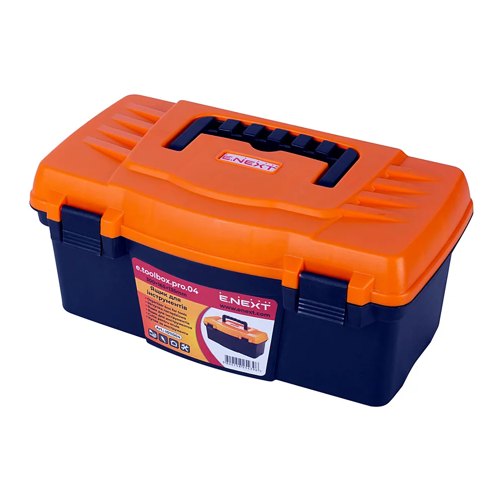Ящик для інструментів, e.toolbox.pro.04, 13" 300x165x135мм t011004