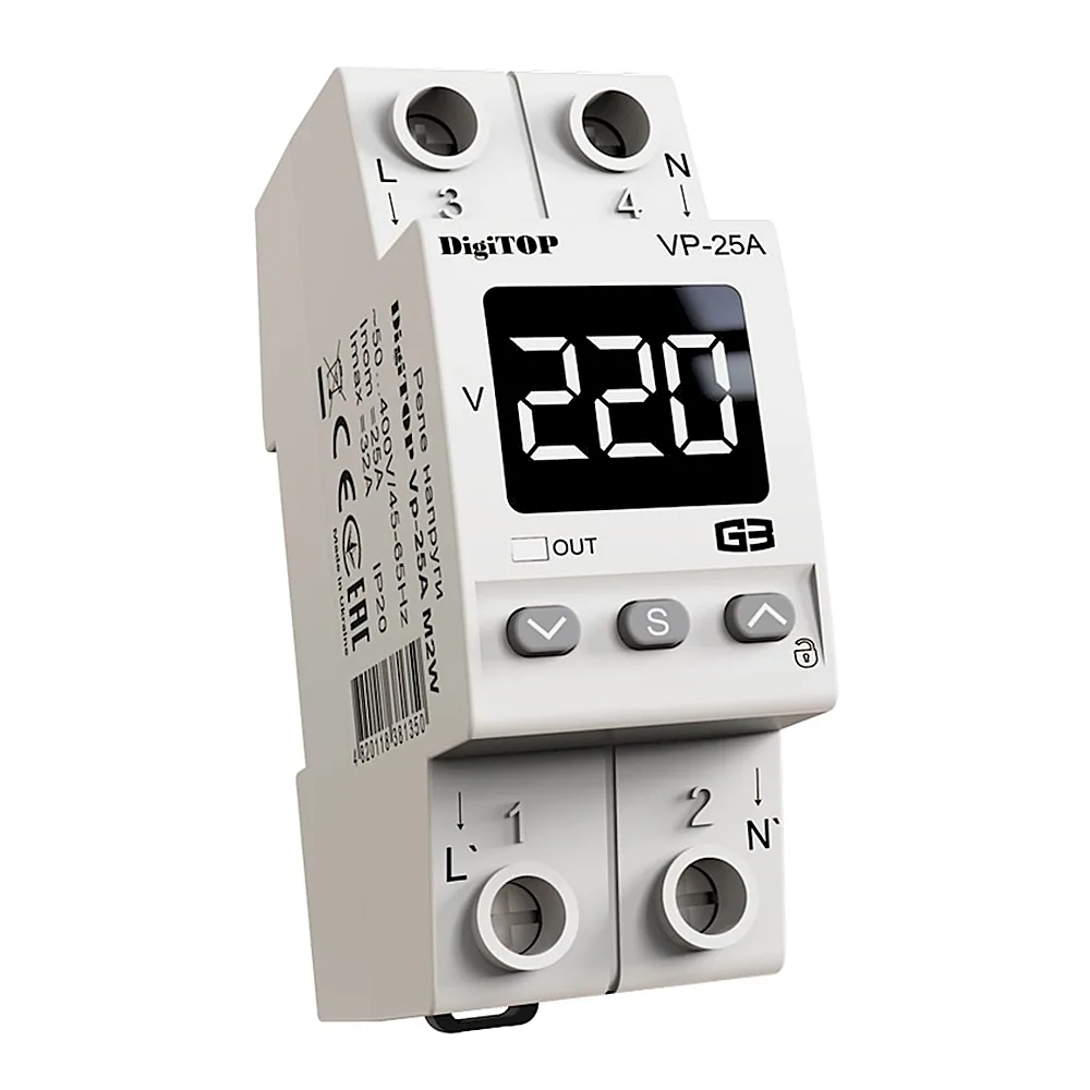 Реле напруги DigiTOP VP-25A