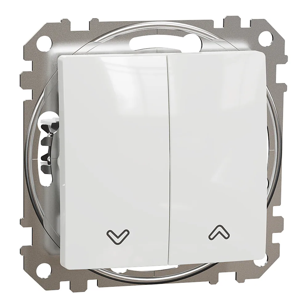 Вимикач для жалюзі 2-клавішний Sedna Design білий Schneider Electric SDD111104