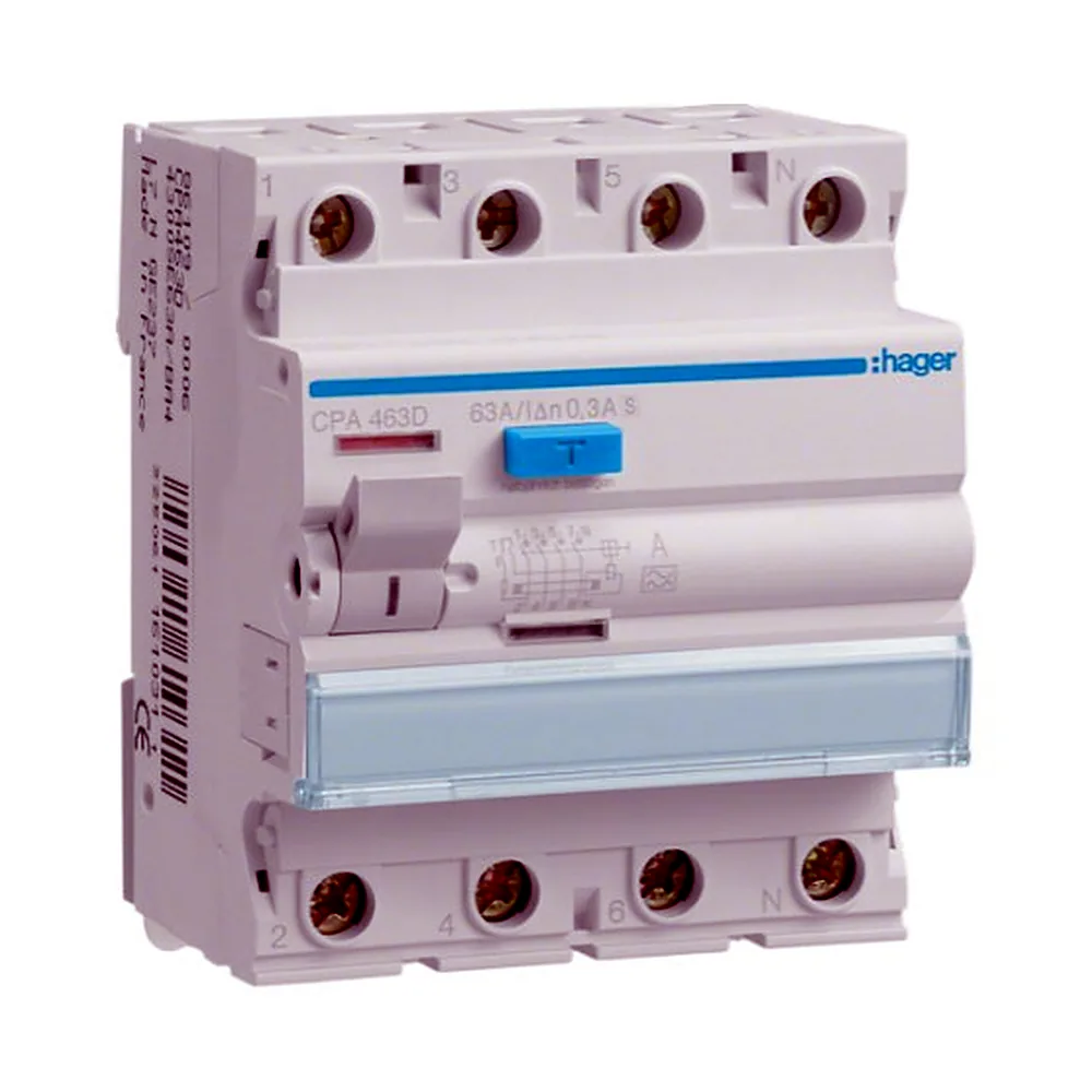 ПЗВ 4P 6kA 63A 300mA A S CPA463D