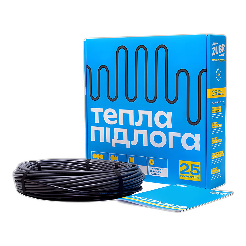 Нагрівальний кабель ZUBR DC Cable 17 / 970 Вт 56 м. 4820120222429