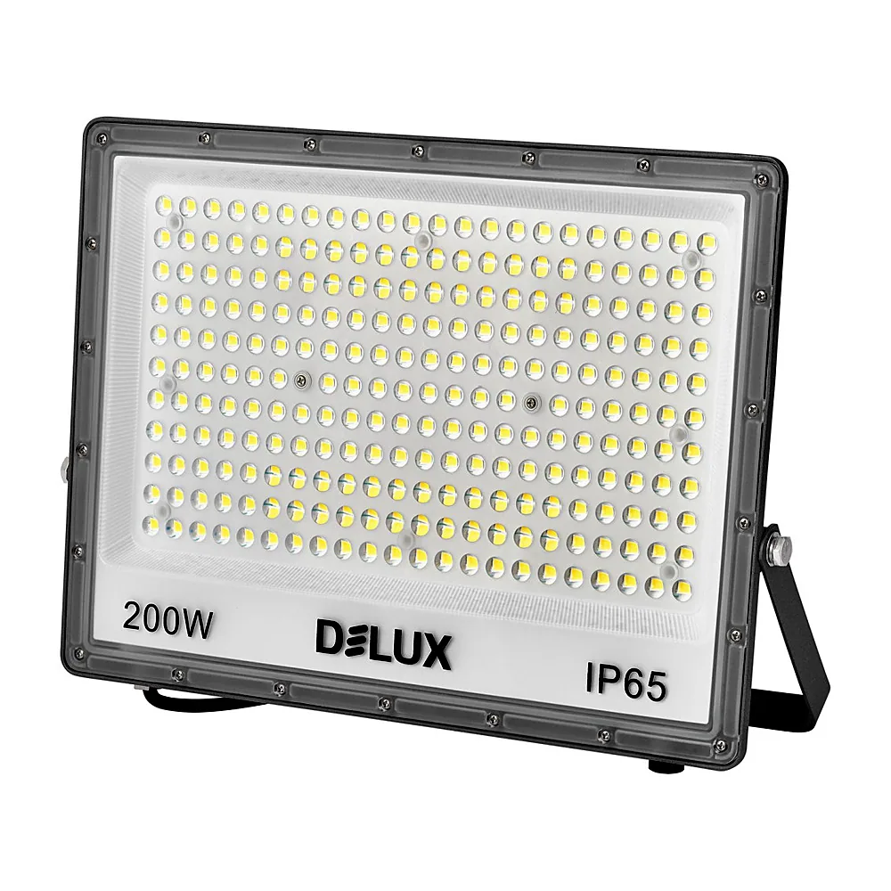 Світлодіодний прожектор_DELUX_FMI 13 LED 200Вт_6500K_IP65 сірий 90023176