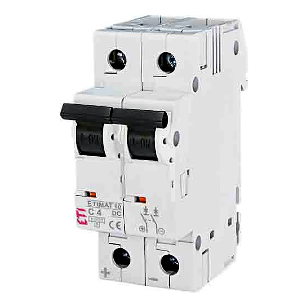 Авт. вимикач  ETIMAT 10  DC 2p C 4A (6 kA), ETI