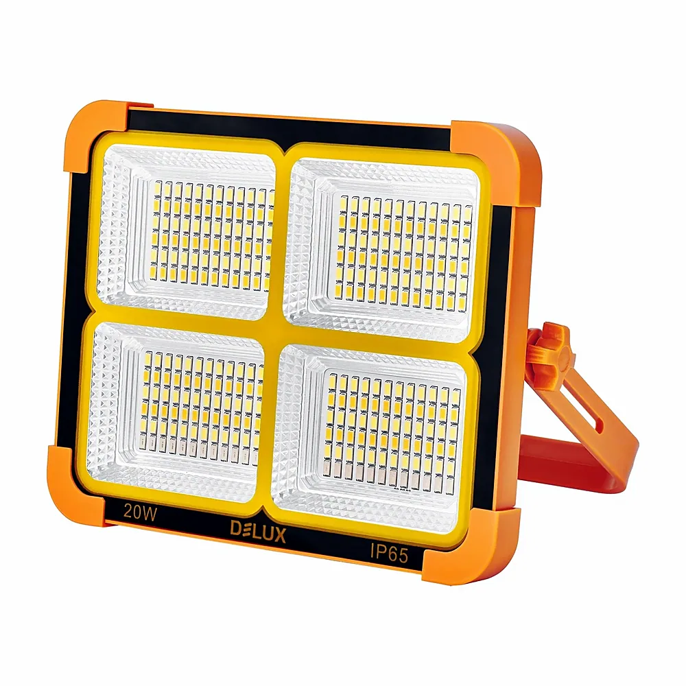 Світильник світлодіодний аварійний DELUX_REL-1041 ( 3.7V 8000mAh) 288 LED_20Вт 215*185*50mm IP65 90023178