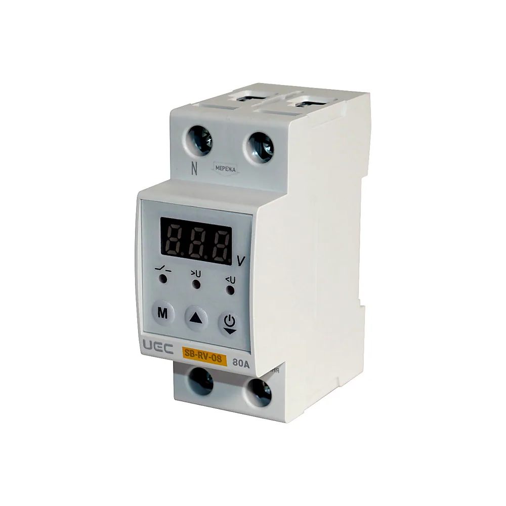 Реле напруги SB-RV-08 2P 80A UEC SB-RV-08-2-80