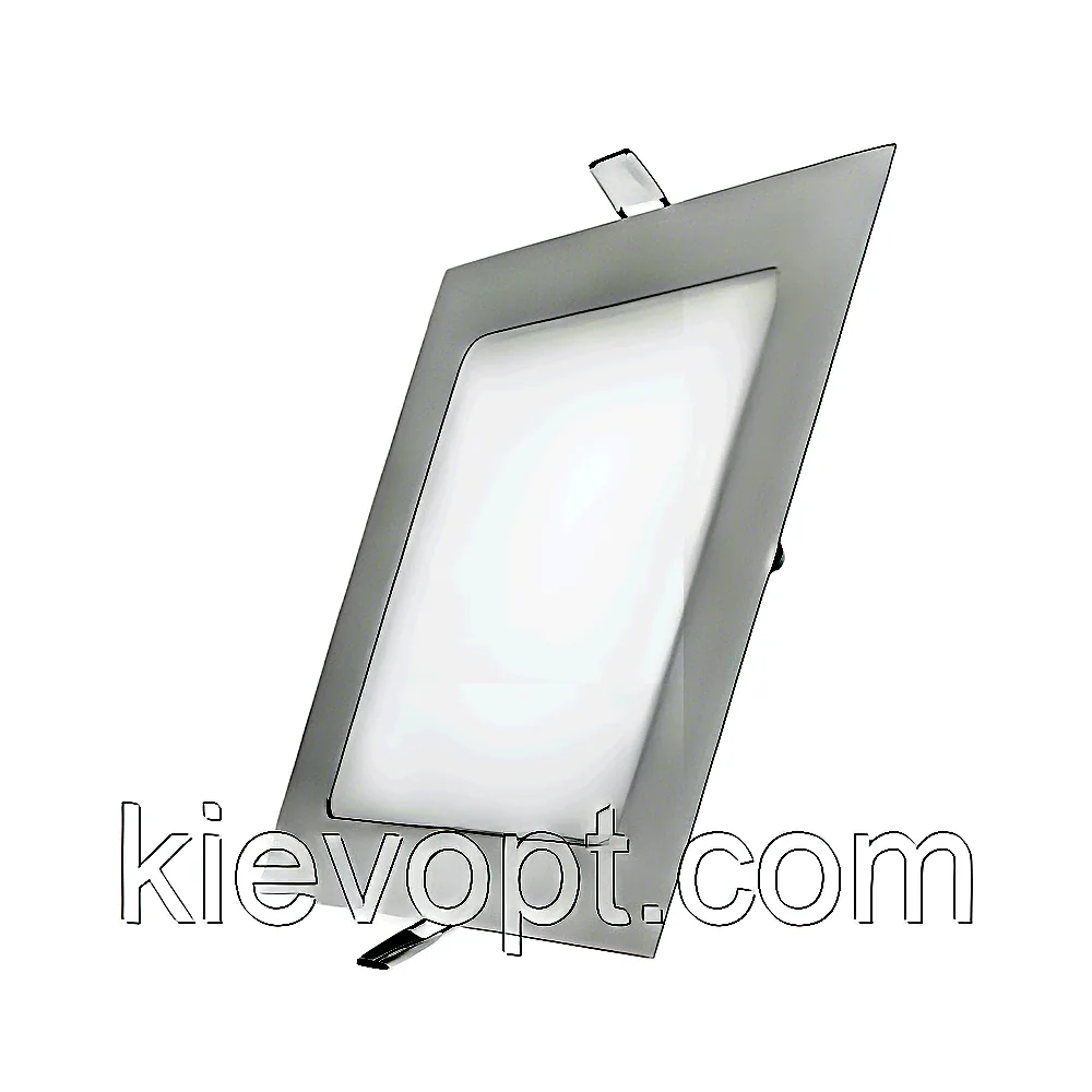 світильник світлодіодний стельовий DELUX_CFR LED 12_4000К 12 Вт 230В квадрат 90024452