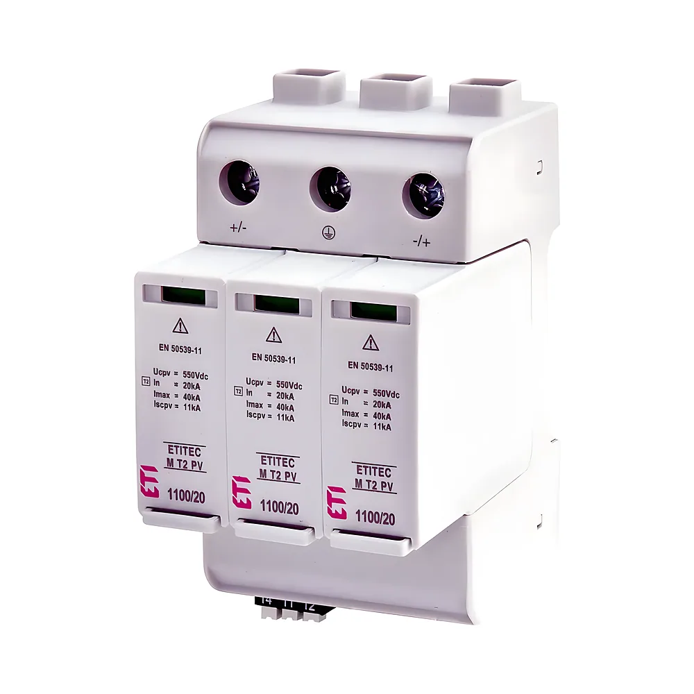 Обмежувач перенапруг ETITEC M T2 PV 1100/20 Y RC для PV систем ETI 2440516