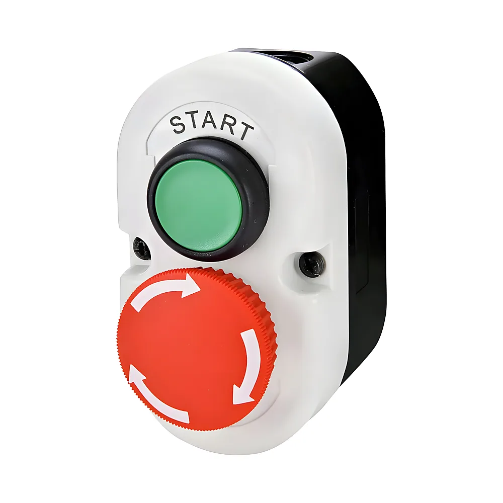 Пост керування ESE2-V5 2-модульний START/STOP грибок з поверненням поворотом зелений/червоний ETI 4771443