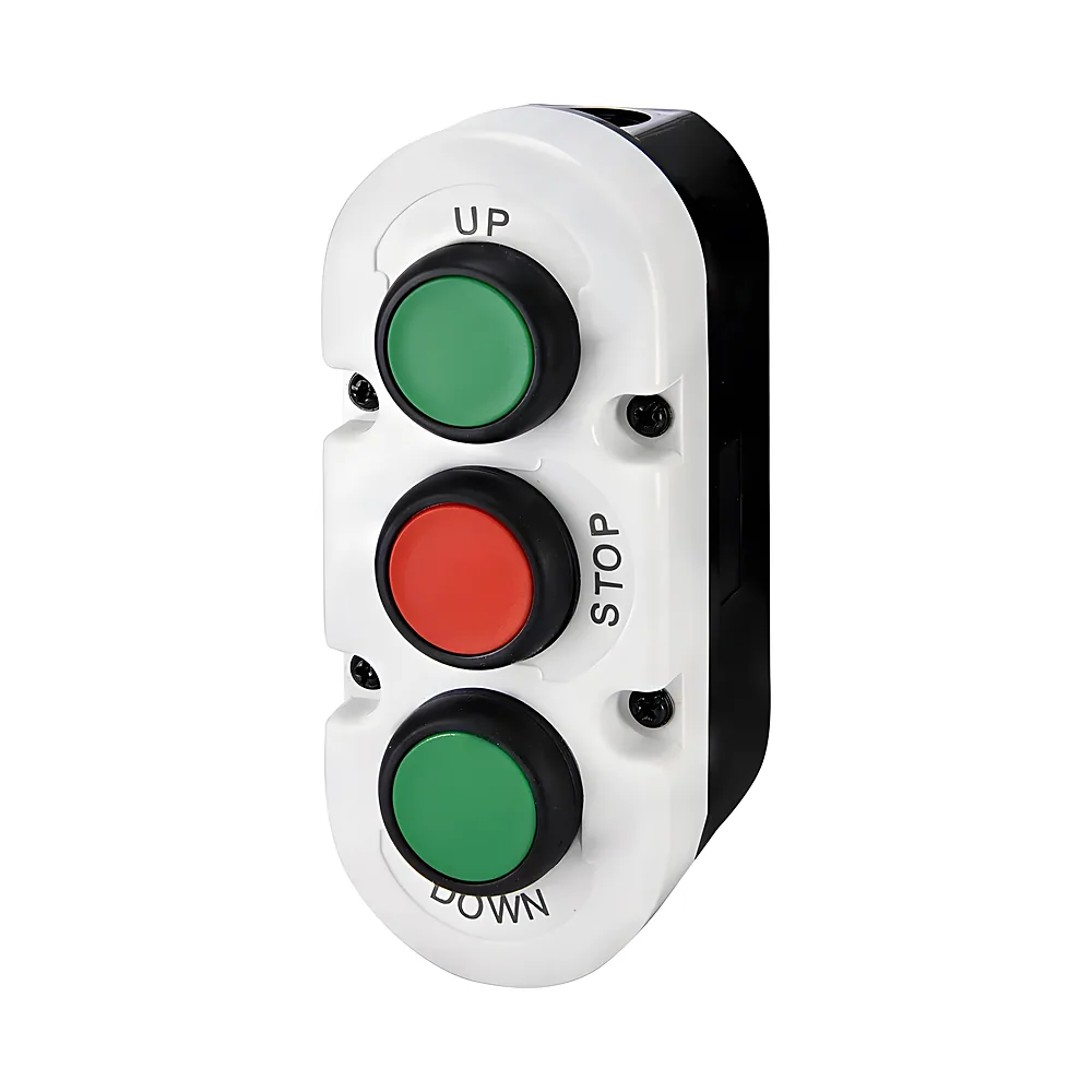Пост керування ESE3-V7 3-модульний UP/STOP/DOWN зелений/червоний/зелений ETI 4771445