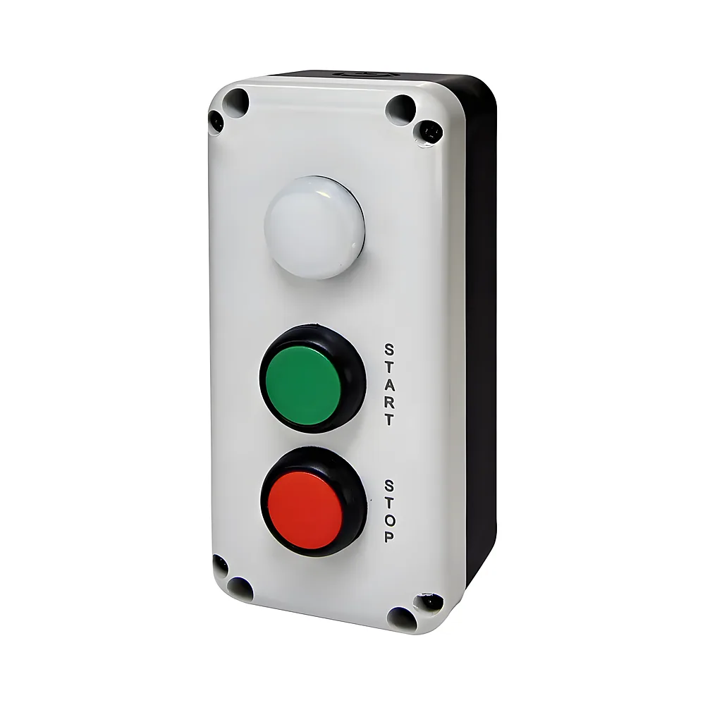 Пост керування ESB3-V8 3-модульний START STOP LED 240 В AC червона ETI 4771628