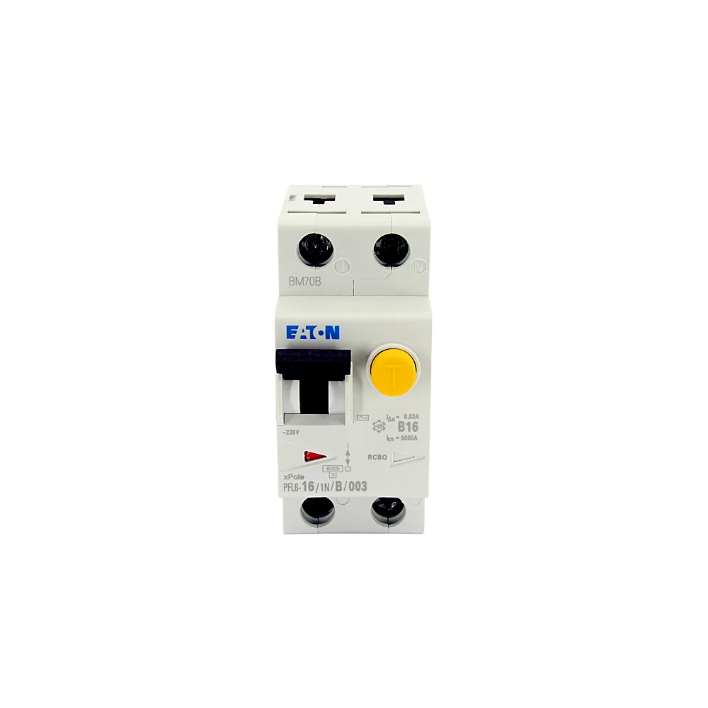 Диференціальний автомат Eaton PFL6 1P+N 16А 30мА 6кА B 286431