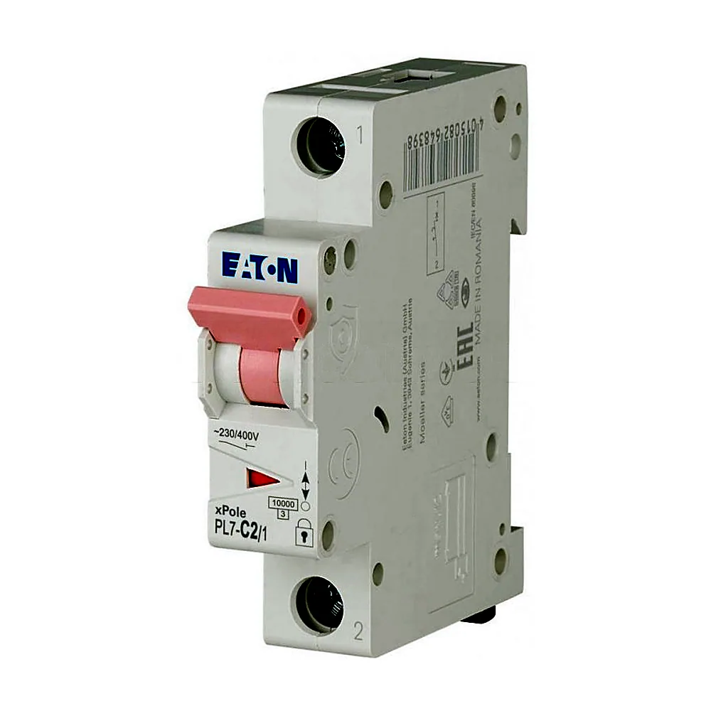 Автоматичний вимикач Eaton PL7 B 2A 1P 264839