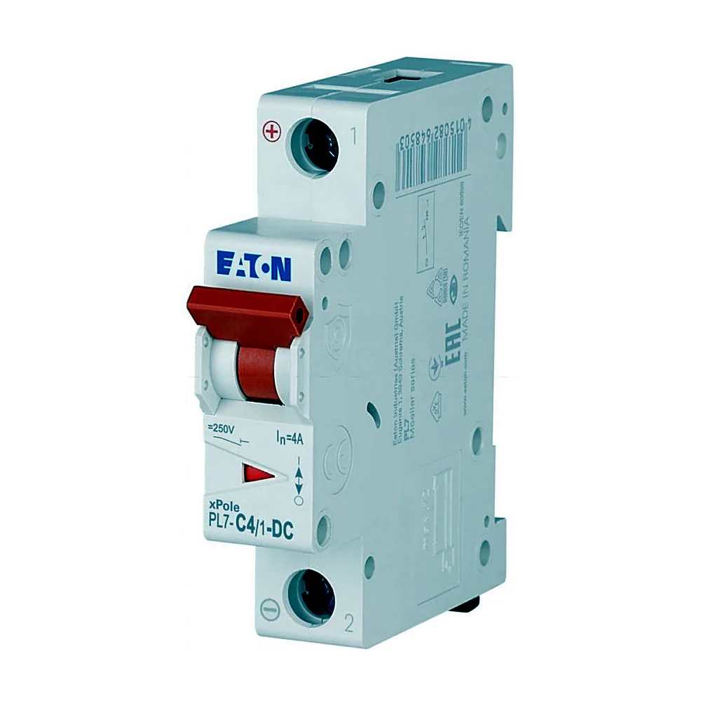 Автоматичний вимикач Eaton PL7 C 4A 1P DC 264885