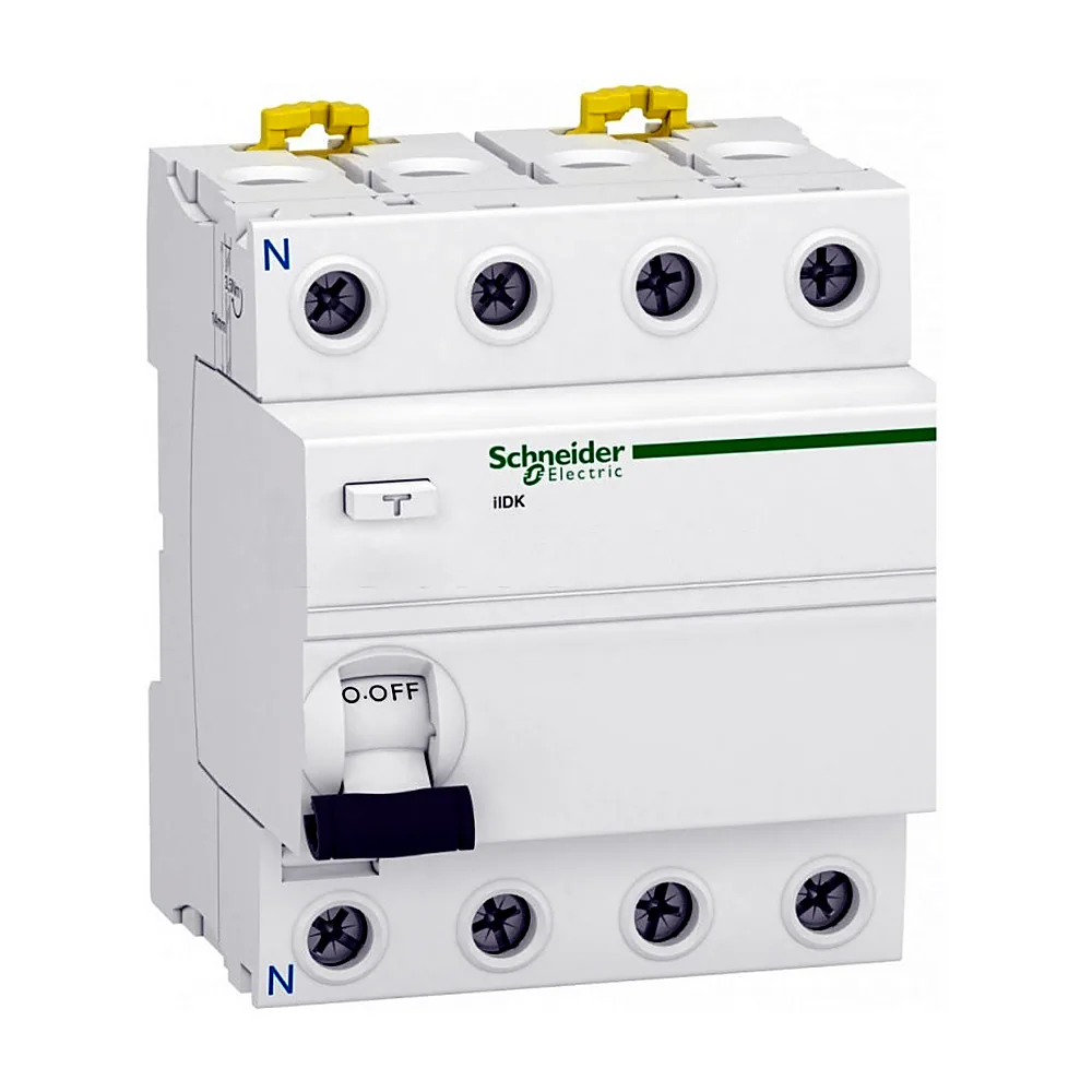 Диференційний вимикач (ПЗВ) iID K тип AC, 4P 25А 30мА, A9R50425, Schneider Electric
