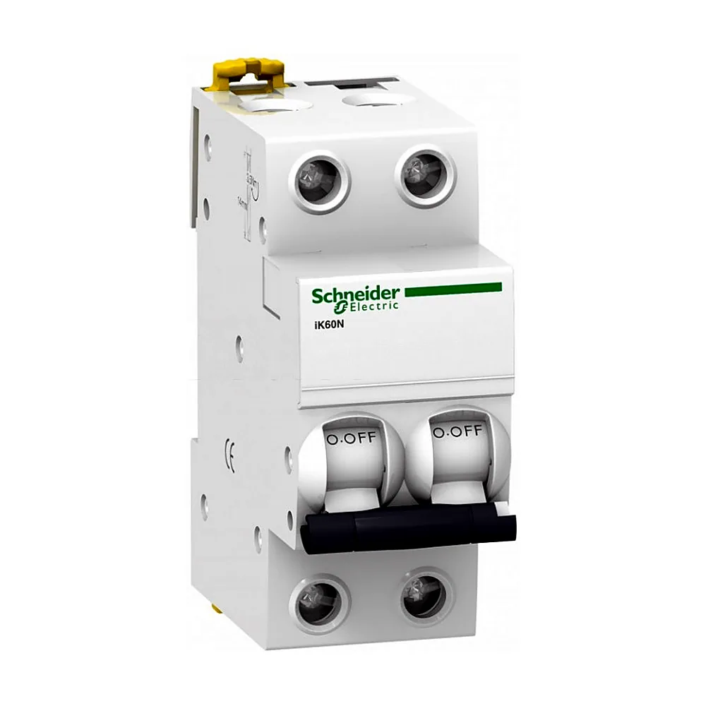 Автоматичний вимикач iK60, 2P 6A хар-ка C, 6кА, A9K24206, Schneider Electric