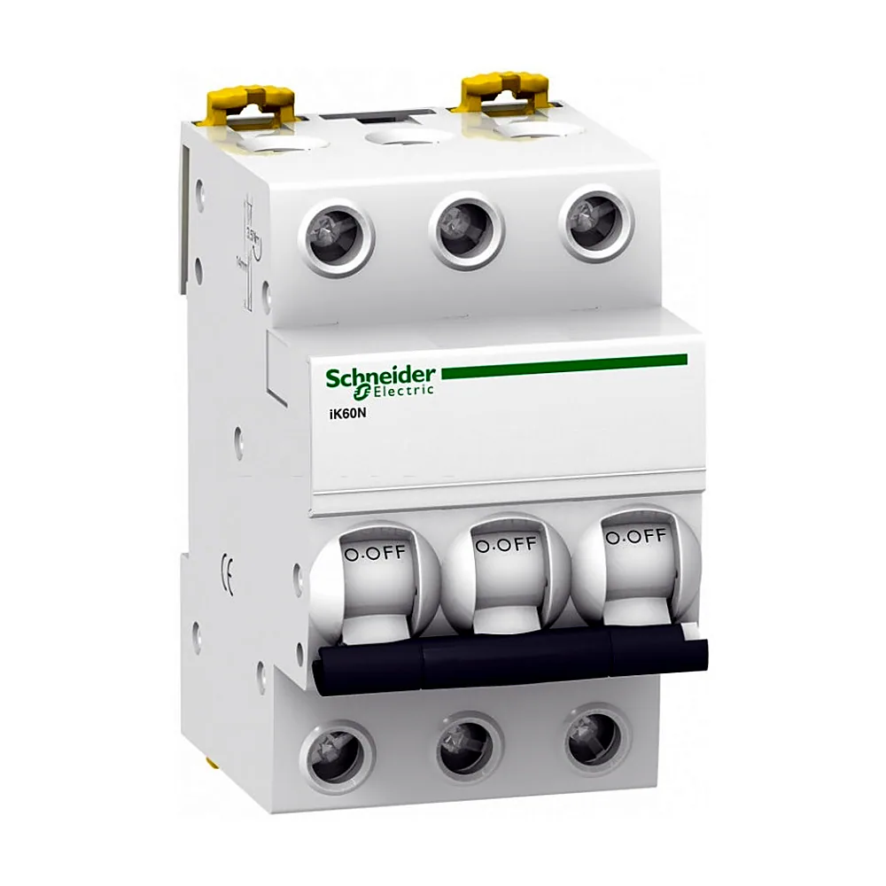Автоматичний вимикач Schneider Electric iK60 3P 63A C 6кА A9K24363