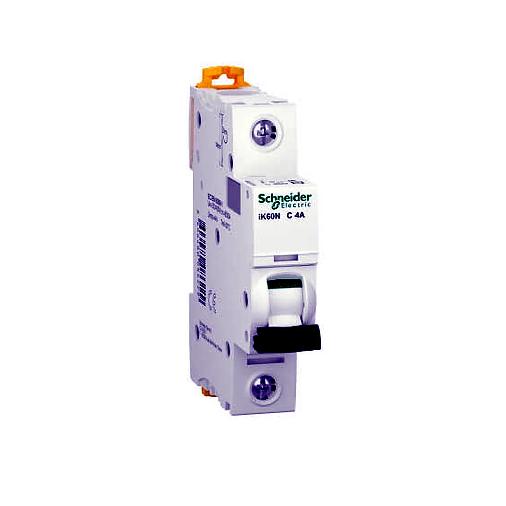 Автоматичний вимикач iK60, 1P 4A хар-ка C, 6кА, A9K24104, Schneider Electric
