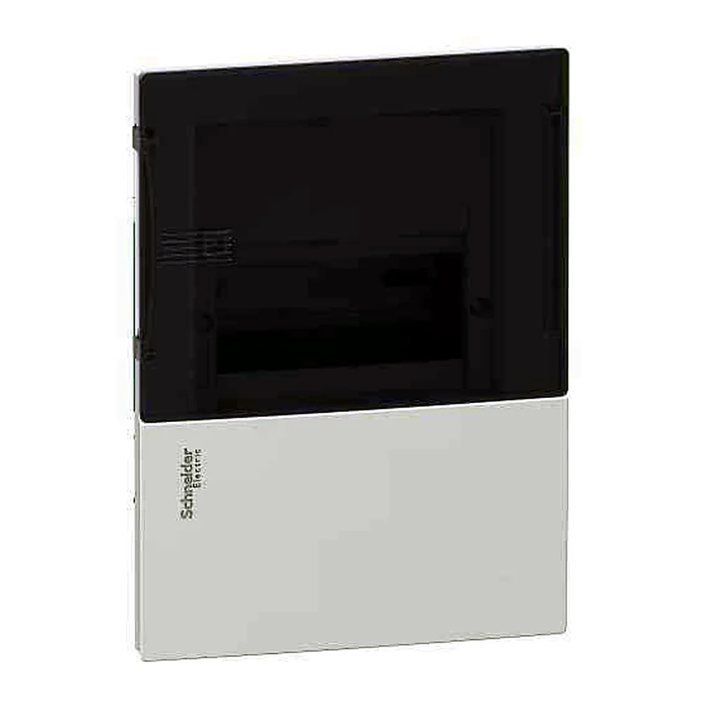 Щит Mini Pragma, вмонт. IP40, 1ряд/6мод (димчаті двері) MIP22106T, Schneider Electric