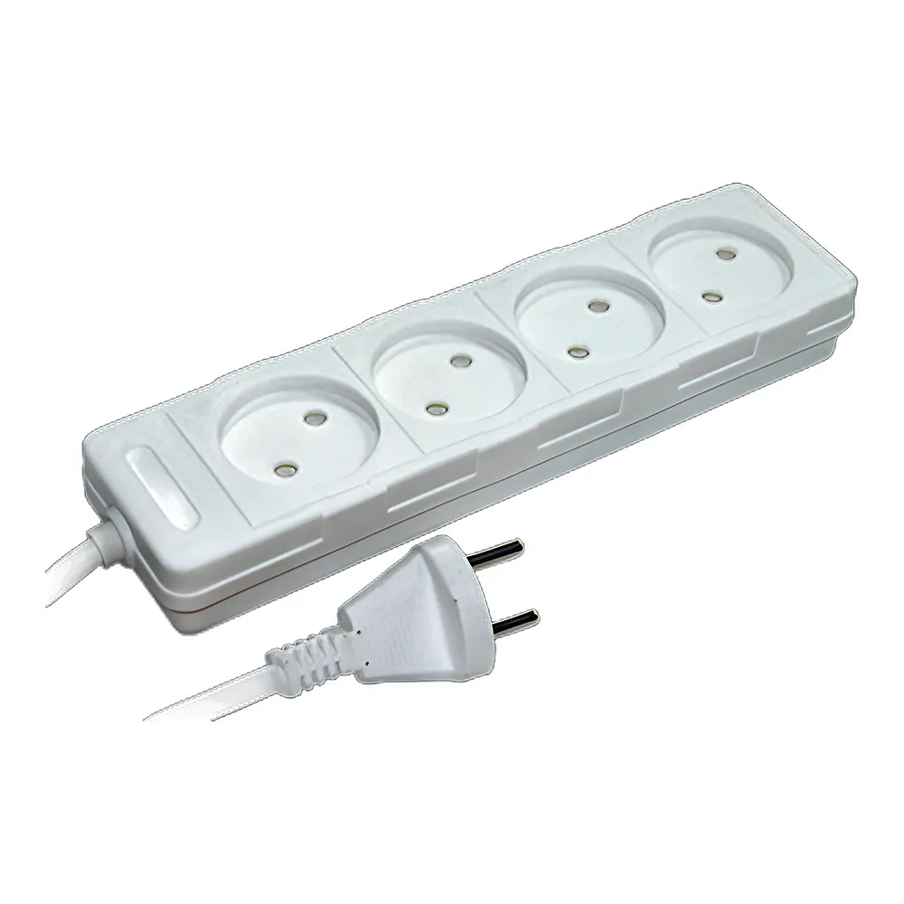 Подовжувач e.es.4.3.b 4 гнізда 3 м без заземлення baby protect E.NEXT s042062