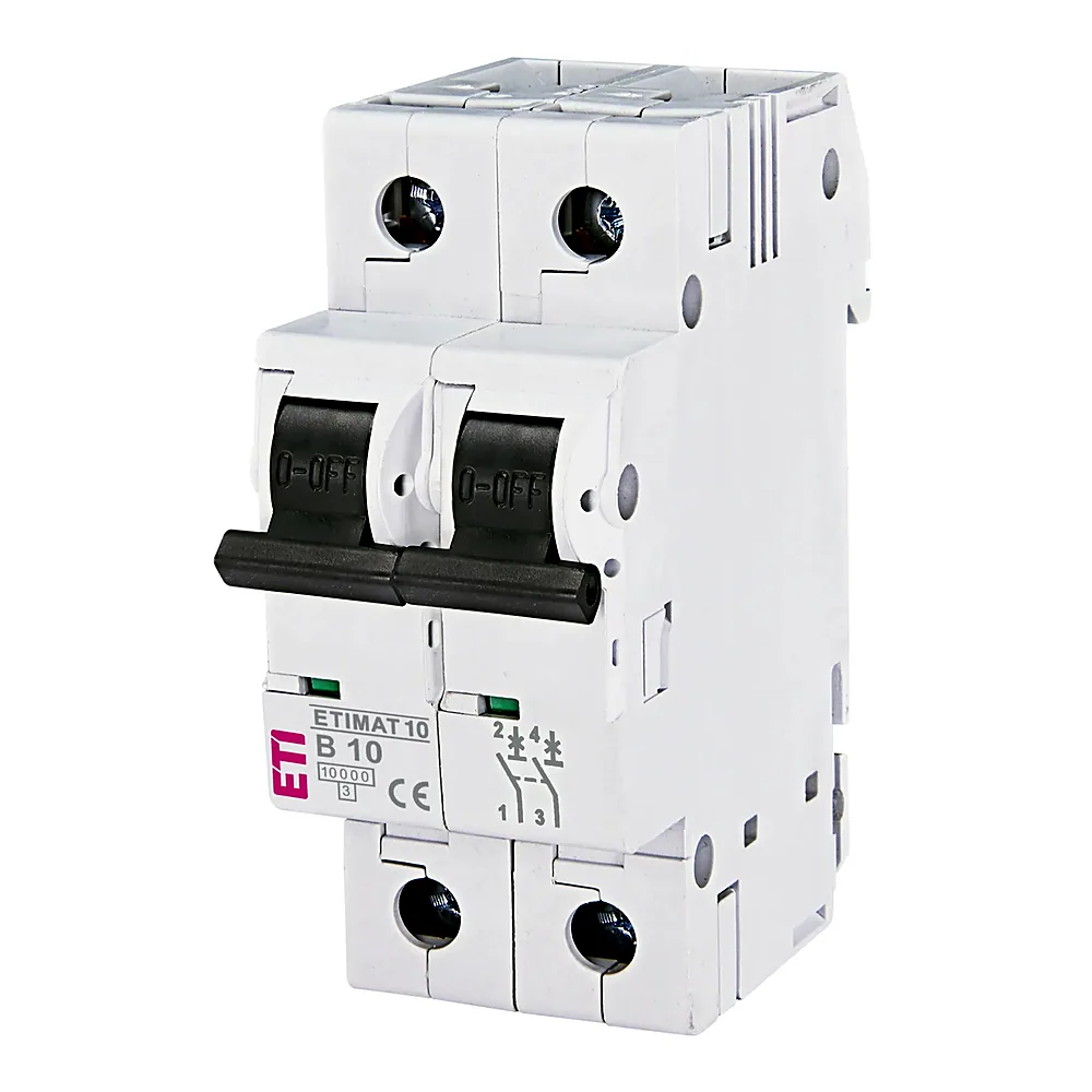 Авт. вимикач ETIMAT 10  2p B 10А (10 kA), ETI