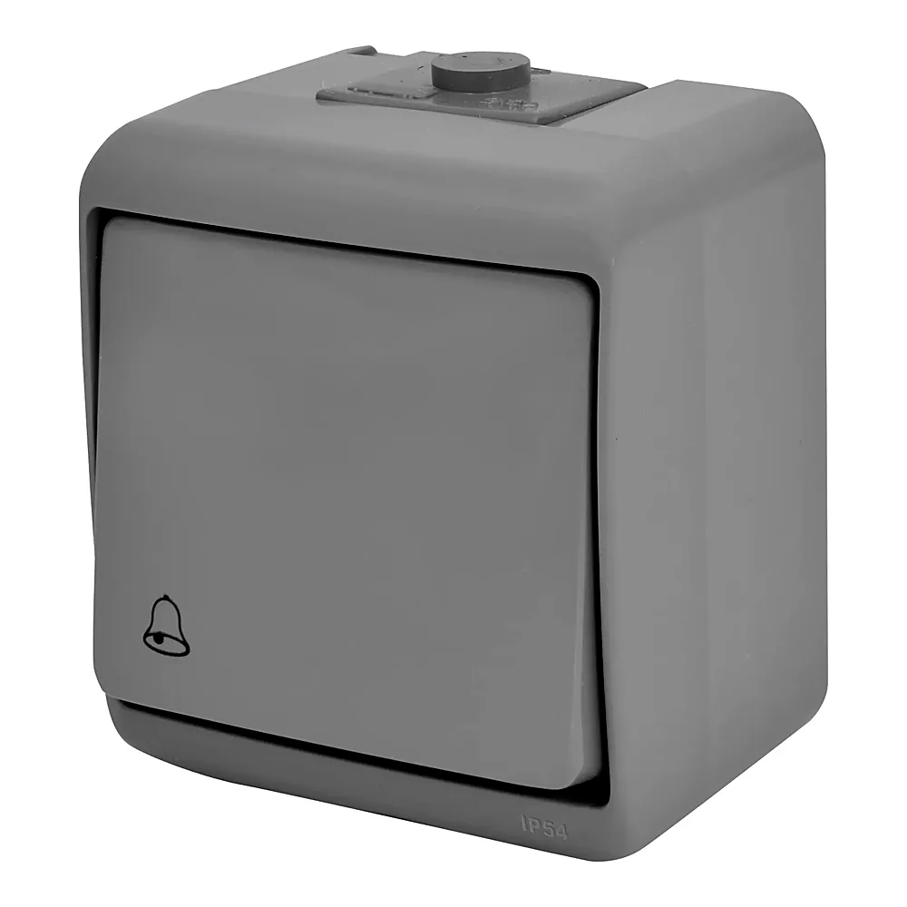 Кнопка "дзвінок" (сіра) (IP54) VHE-4-SR, ETI
