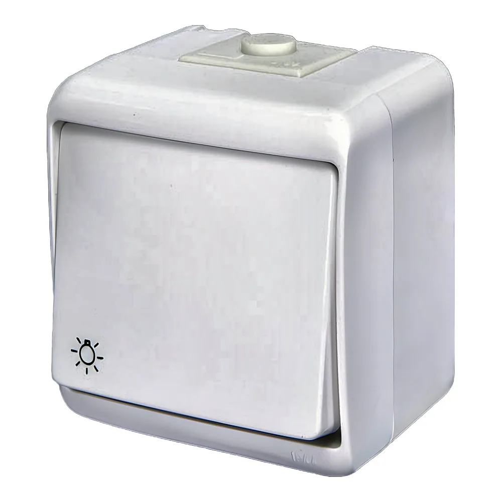 Кнопка світло IP54 VHE-5 біла ETI 4668004