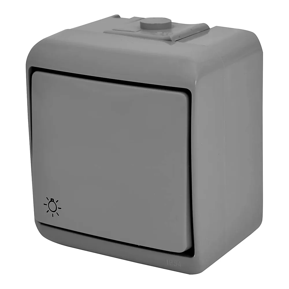 Кнопка "світло" (сіра) (IP54) VHE-5-SR, ETI