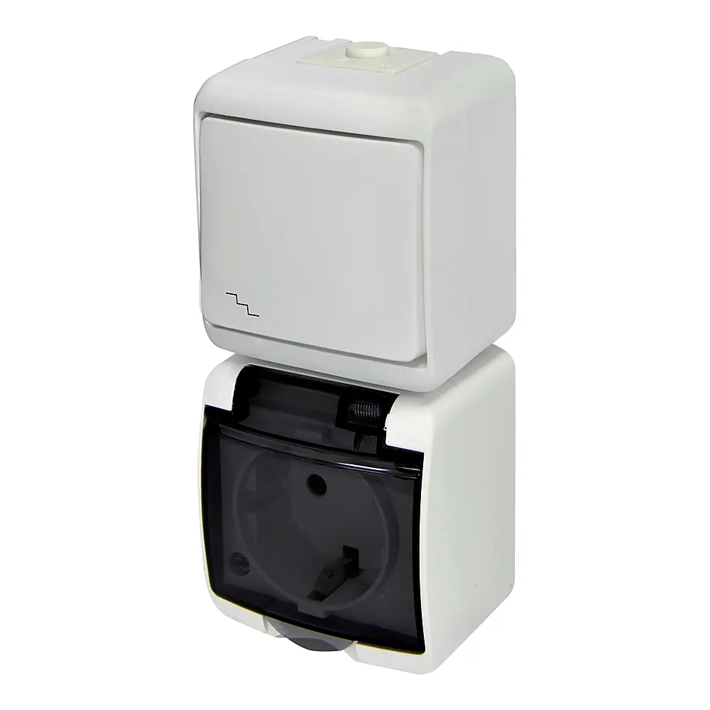 Мікс_верт. (сход.вим.+1-а роз.schuko_димч.кр.) (IP54) VRHP-3sd, ETI