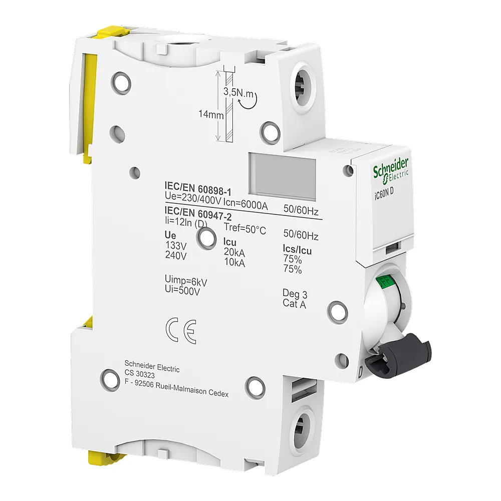 Автоматичний вимикач iC60N 1P D 32 А Schneider Electric A9F75132