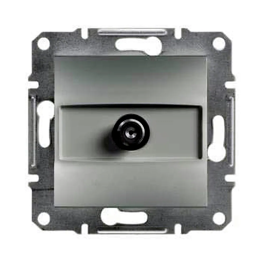Розетка "Asfora" SAT кінцева 1 dB, алюміній, EPH3700161, Schneider Electric