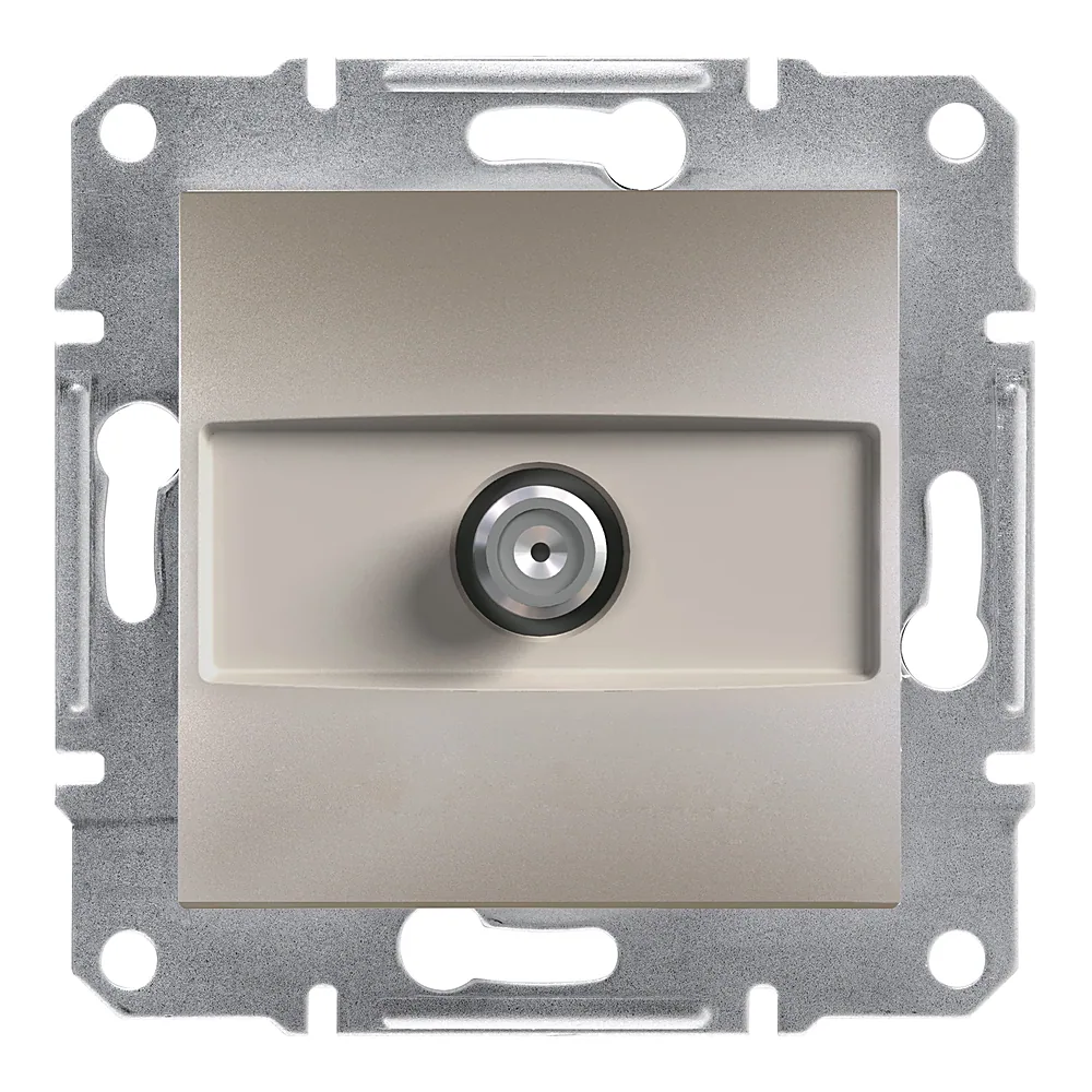 Розетка Asfora SAT кінцева 1 дБ бронза Schneider Electric EPH3700169