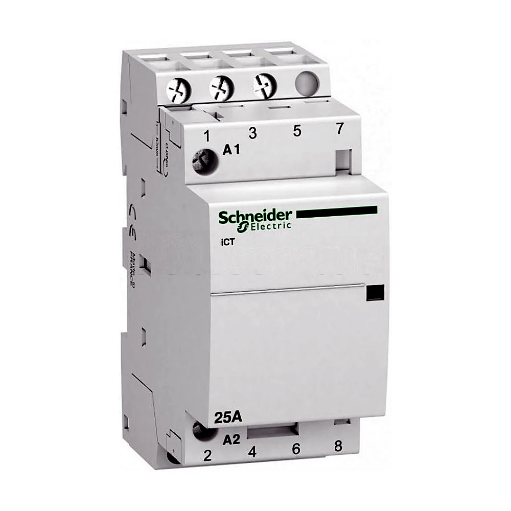 Контактор Schneider Electric Acti9 A9C20833 25A 3NO 220/240V AC