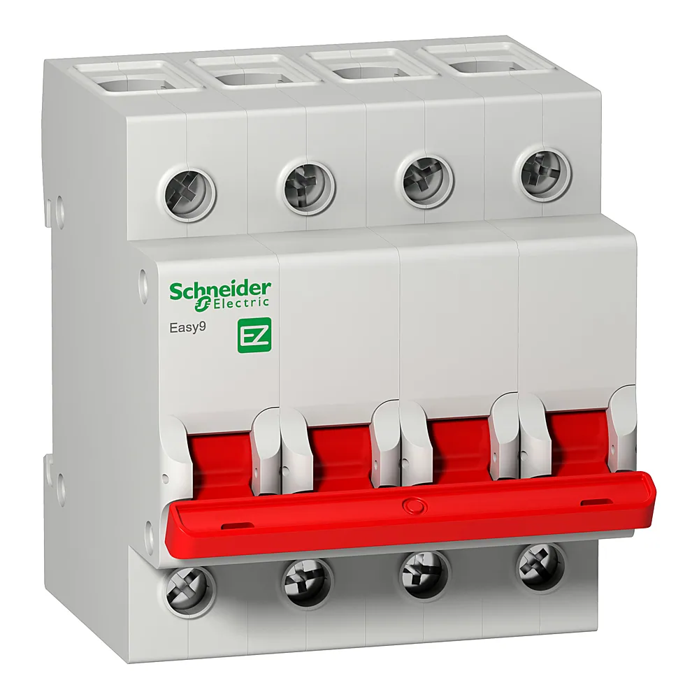 Вимикач навантаження EZ9 I-O 4P 63 А 400 В /5 кА Schneider Electric EZ9S16463