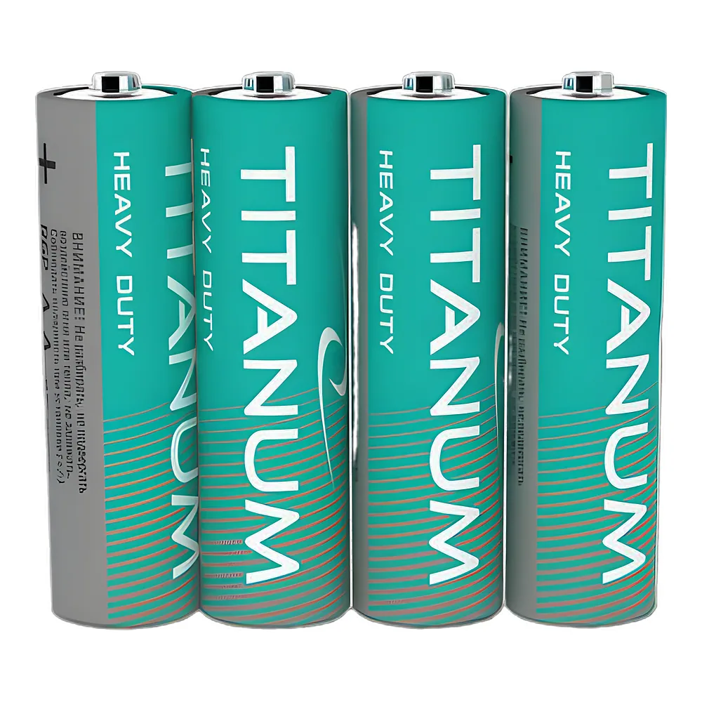 Батарейка сольова R03P/AAA термопакування (4 шт) TITANUM T-R03P/AAA