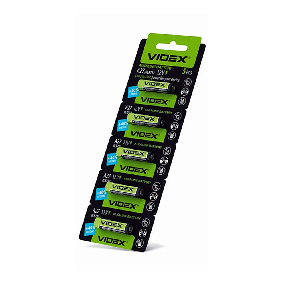 Батарейка лужна А27 5pcs BLISTER CARD (50/500)