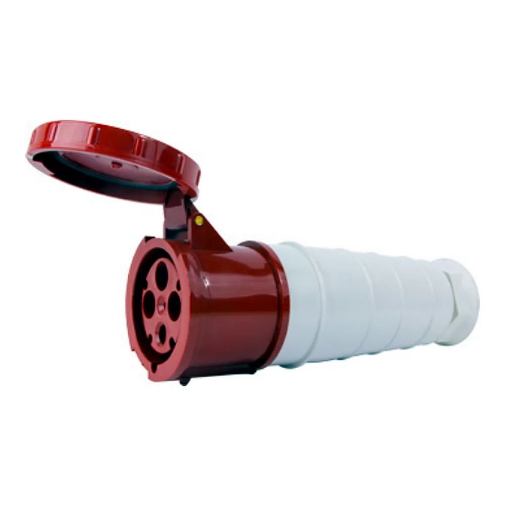 Силова розетка переносна e.socket.pro.4.125, 4п., 380В, IP 67, 125А (244)