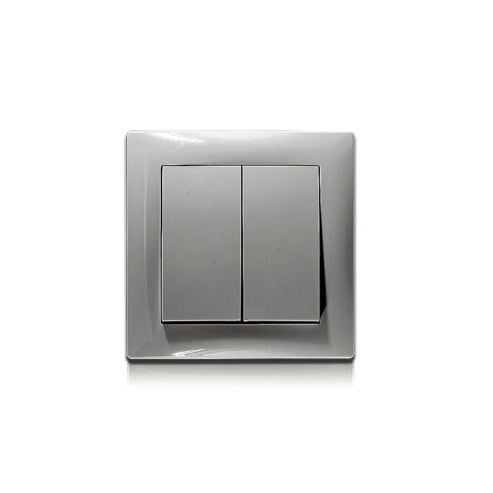 Перемикач Erste Triumph 2-кл білий 9202-32,W